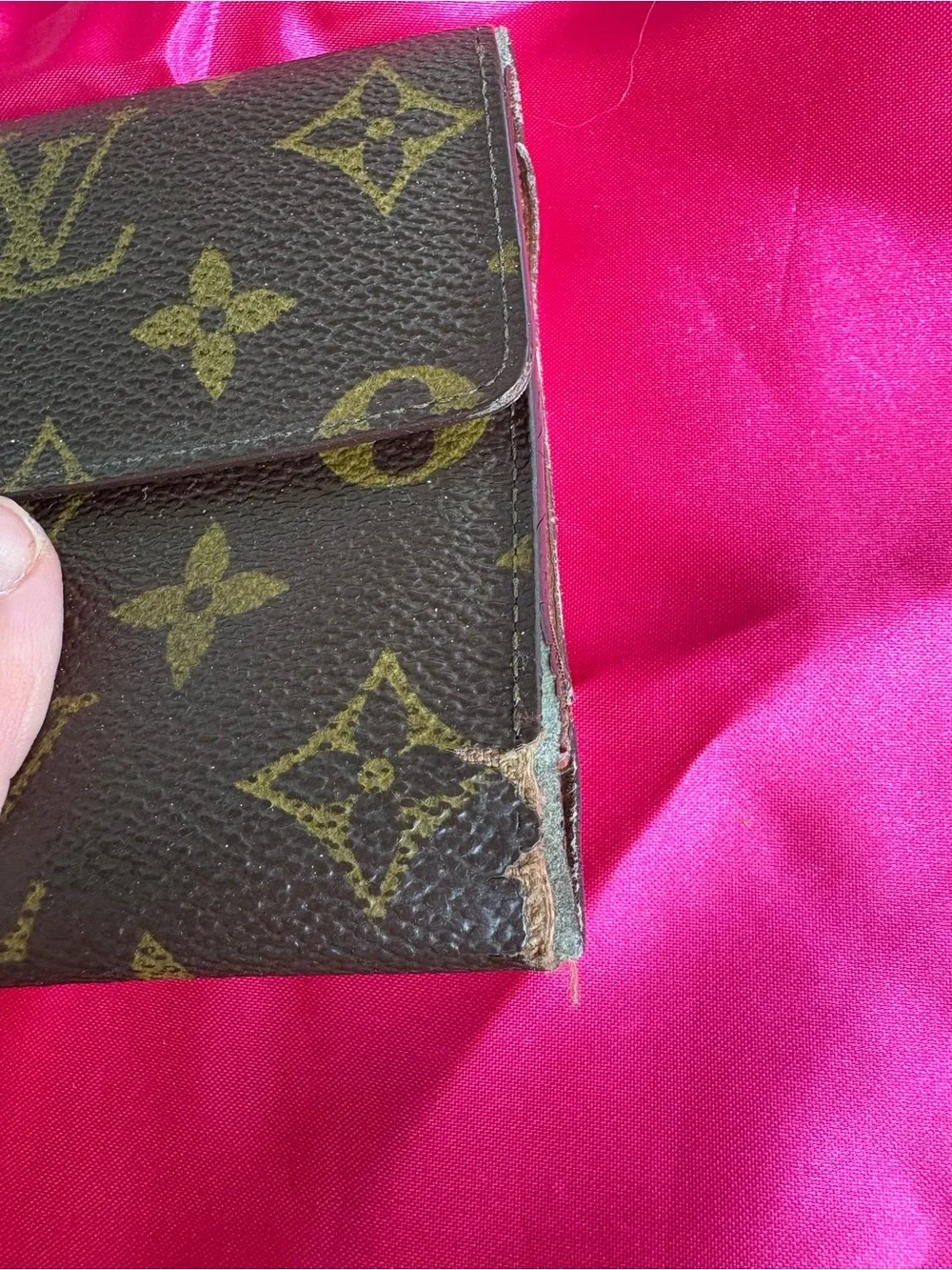 Louis Vuitton Monogram Canvas Wallet in Brown and Gold
